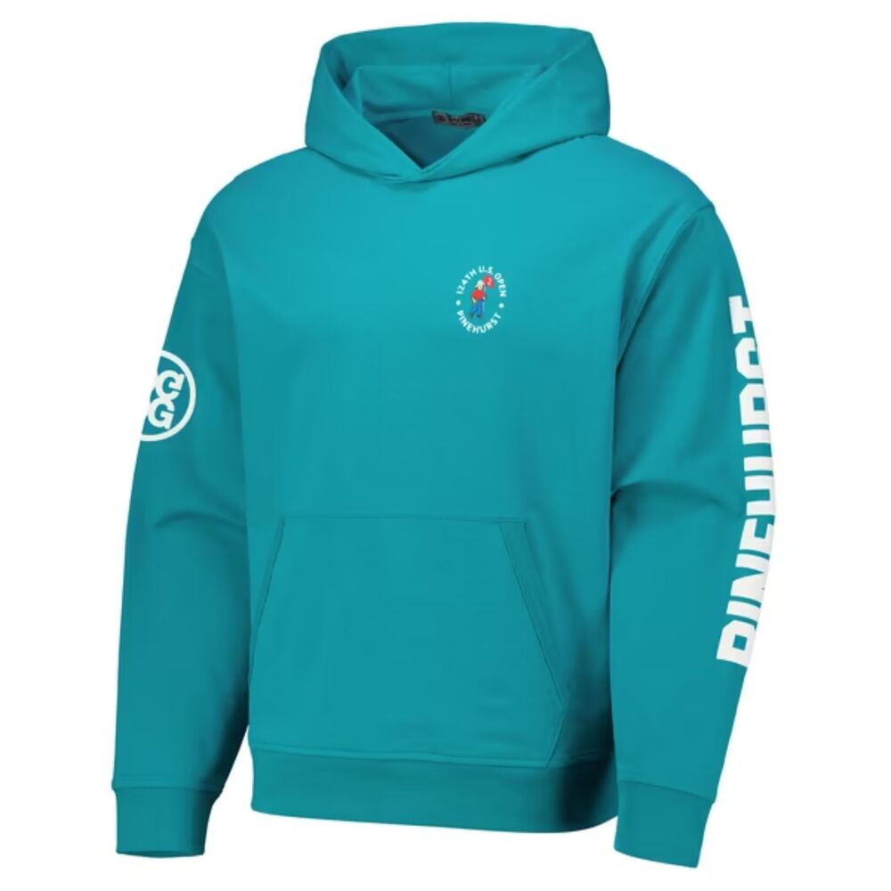 G/FORE Men's US Open at Pinehurst Golf Hoodie Teal Green Blue XL